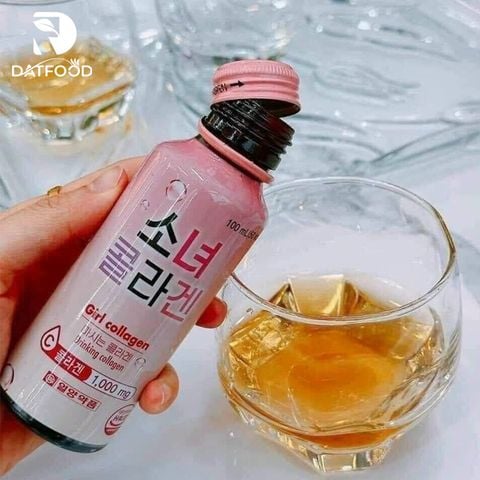 Nước uống đẹp da Girl Co.lla.gen Hàn Quốc hộp 10 chai x 100ml