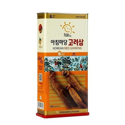 Sâm củ khô Achimmadang Hàn Quốc hộp thiếc 300g