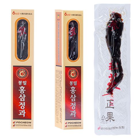 Sâm củ tẩm mật ong Pocheon Hàn Quốc hộp 300g (8 củ x 37,5g)