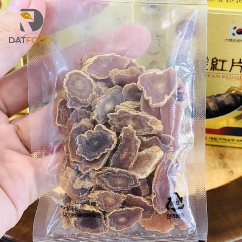 Sâm khô thái lát Daedong Hàn Quốc hộp 200g 10 gói