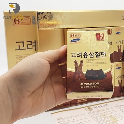Sâm lát tẩm mật ong Pocheon hộp 200g (10 gói x 20g)