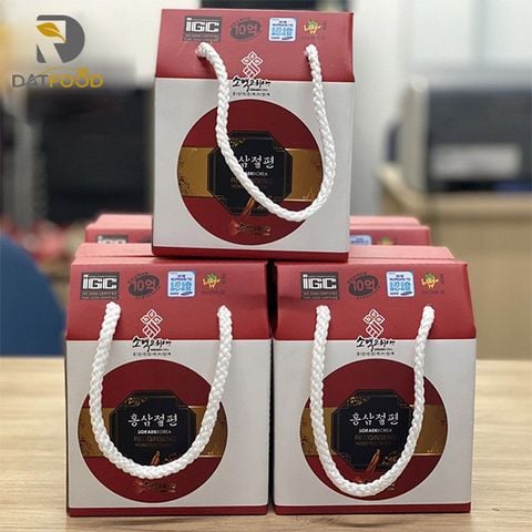 Sâm lát tẩm mật ong Sobaek Hàn Quốc hộp nhựa 200g