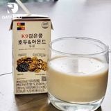 Sữa Hạt Óc Chó Hạnh Nhân Đậu Đen K9 Hàn Quốc thùng 16 hộp x 190ml