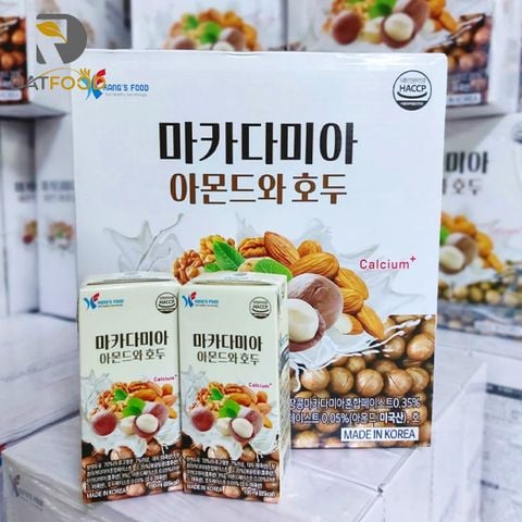 Sữa hạt Macca Óc Chó Hạnh Nhân Kang's Food Hàn Quốc