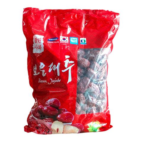 Táo đỏ sấy khô Samsung Hàn Quốc hộp mẫu chén 1kg
