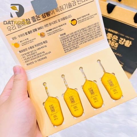 Tinh chất nghệ Nano 365 Curcumin Premium Hàn Quốc hộp 32 tép x 3g