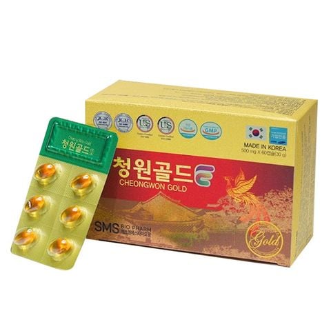 Tinh dầu thông đỏ chính phủ Cheongwon Gold Hàn Quốc hộp 120 viên