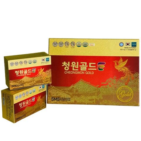 Tinh dầu thông đỏ chính phủ Cheongwon Gold Hàn Quốc hộp 120 viên