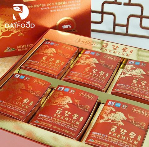 Tinh dầu thông đỏ Daesan Hàn Quốc hộp 180 viên