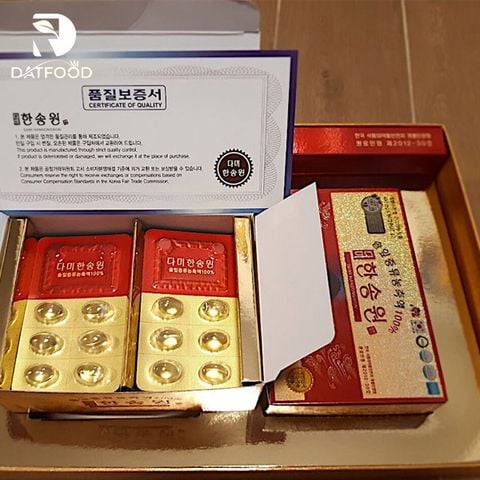 Tinh dầu thông đỏ Dami Hansongwon Hàn Quốc hộp 120 viên