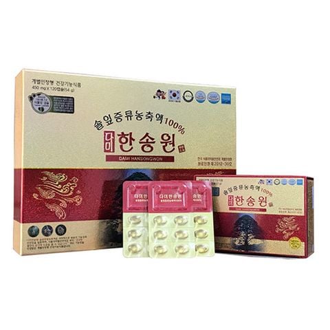 Tinh dầu thông đỏ Dami Hansongwon Hàn Quốc hộp 120 viên