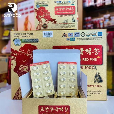 Tinh dầu thông đỏ Hoàng Gia Royal Korean Hàn Quốc 120 viên