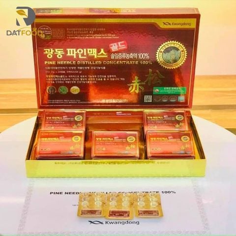 Tinh dầu thông đỏ Kwangdong Hàn Quốc hộp 120 viên