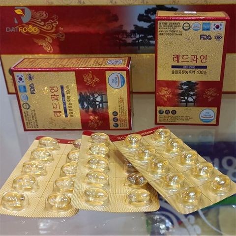 Tinh dầu thông đỏ Red Fine Hàn Quốc hộp 120 viên