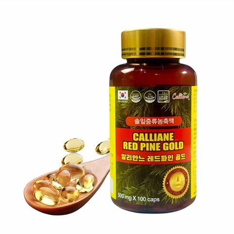 Tinh dầu thông đỏ Red Pine Gold Hàn Quốc hộp 100 viên