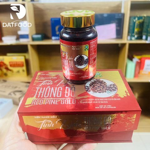 Tinh dầu thông đỏ Red Pine Gold Việt Nam Gold Healt hộp 60 viên