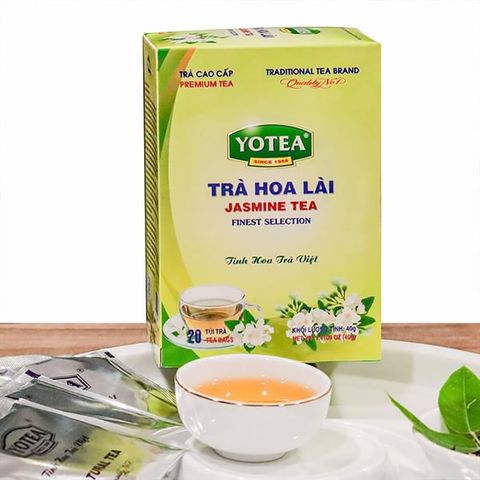 Trà túi lọc hoa lài Yotea hộp 40g (20 túi trà x 2g)