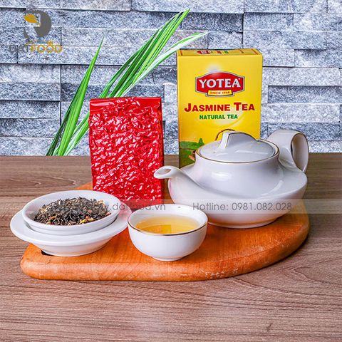 Trà xanh hoa lài cao cấp Yotea gói 100g - Trà Việt thiên nhiên