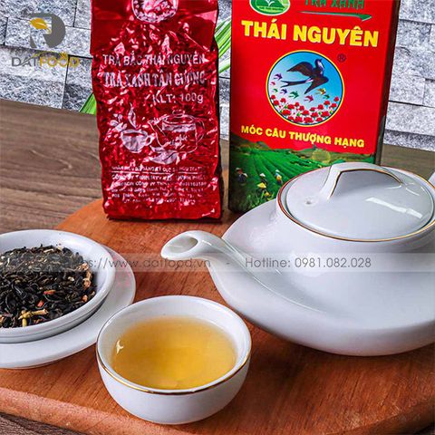 Trà xanh Tân Cương Móc Câu Thượng Hạng hộp 100g