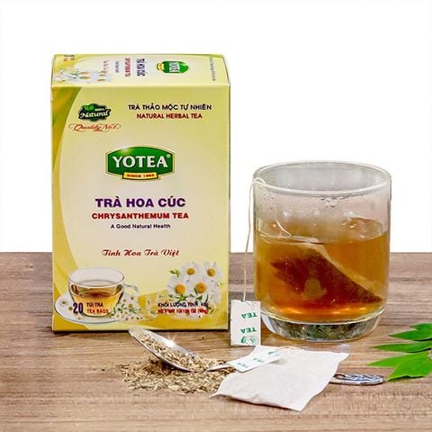 Trà túi lọc hoa cúc Yotea hộp 40g (20 túi trà x 2g)