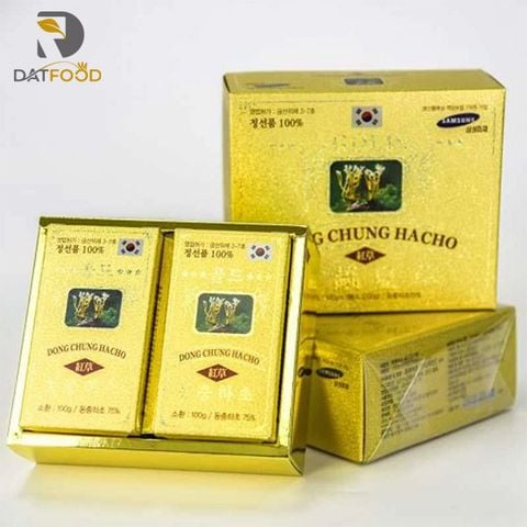 Viên đông trùng hạ thảo Kimsam Gold Hàn Quốc hộp 2 lọ x 100g