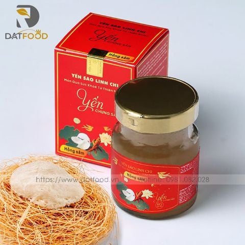 Yến Sào Linh Chi hũ chưng Hồng Sâm