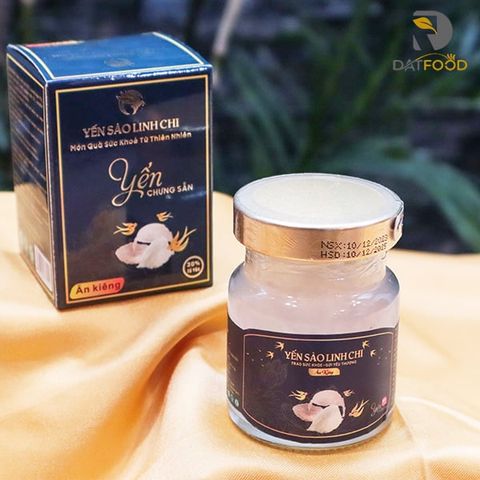 Yến Sào Linh Chi chưng đường ăn kiêng hộp 1 hũ 70ml