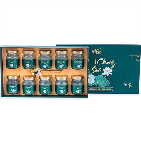 Yến Sào Linh Chi hũ chưng Saffron
