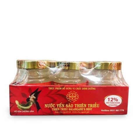 Yến Sào Thiên Triều chưng đường phèn dạng lốc