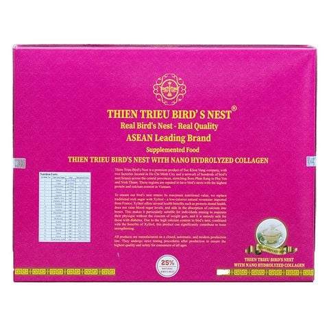 Yến Sào Thiên Triều hũ chưng Collagen có đường