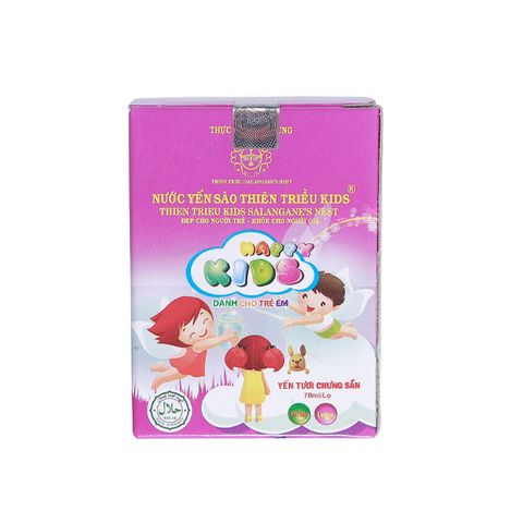 Yến sào trẻ em chưng sẵn Thiên Triều Kids Hồng