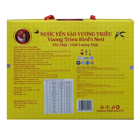 Yến Sào Vương Triều chưng đường phèn