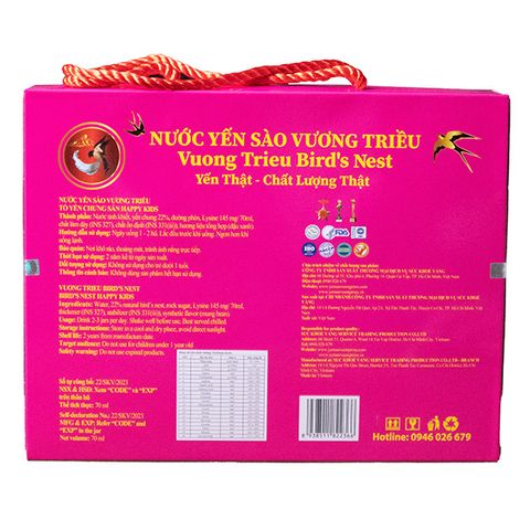 Yến Sào Vương Triều Happy Kids dành cho trẻ em