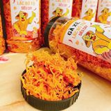 Gà xé lắc bơ tỏi siêu cay hũ 500g