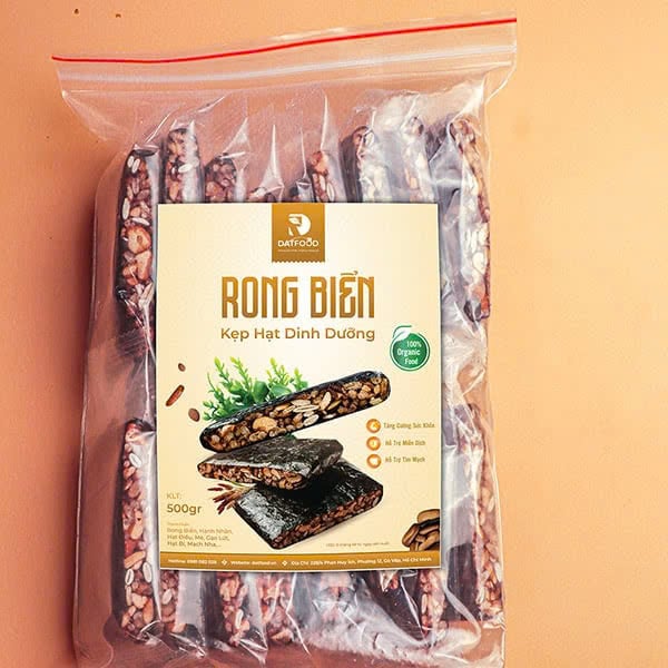[QUÀ TẶNG] Rong biển kẹp hạt dinh dưỡng Đạt Food (Loại 1 siêu hạt)
