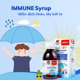  Siro Kinder Immune Doppelherz Aktiv cung cấp các vitamin và khoáng chất (150ml) 