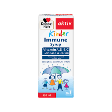  Siro Kinder Immune Doppelherz Aktiv cung cấp các vitamin và khoáng chất (150ml) 