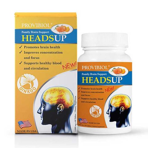  Viên uống bổ não ginkgo Provibiol Heads Up 60 viên 