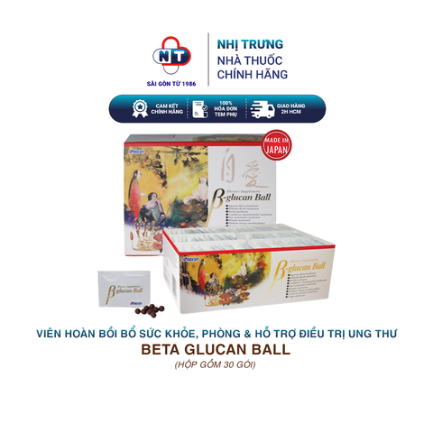  Beta Glucan Ball Umeken - Tăng cường hệ miễn dịch cho người bị ung thư 