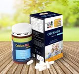  Canxi và vitamin D3 bổ xương khớp Oyster Shell Kapseln 60 viên 