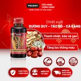  Nước uống đông trùng hạ thảo Welson Cordyceps Gold Hộp 10 chai x 75ml 