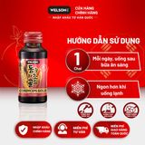  Nước uống đông trùng hạ thảo Welson Cordyceps Gold Hộp 10 chai x 75ml 