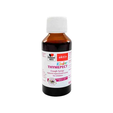  Siro Doppelherz Aktiv Kinder Thymepect hỗ trợ giảm ho do có đờm, giảm kích ứng đường hô hấp (100ml) 