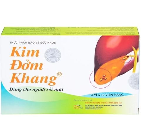  Viên uống tăng cường sức khoẻ gan mật Kim Đởm Khang hộp 30 viên 