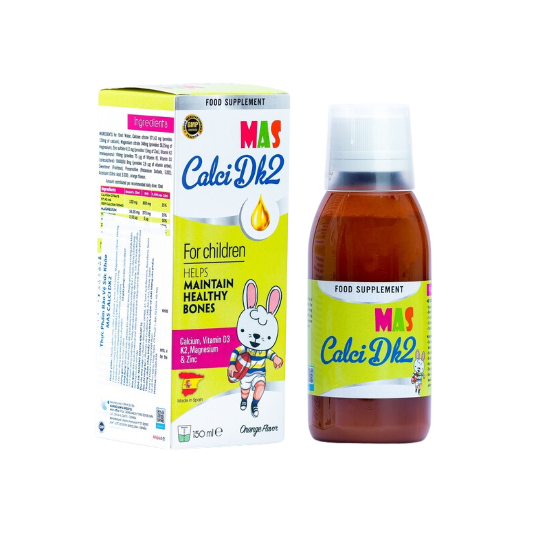  Siro Bổ Sung Canxi MAS Calci Dk2 150ml 