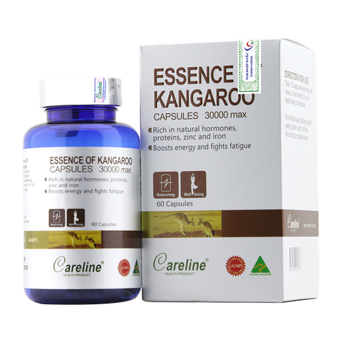  Tăng cường sinh lý nam bổ thận tráng dương Careline  Essence of Kangaroo 60 viên 