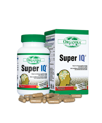  Viên uống ginkgo biloba bổ não giảm căng thẳng Organika Super IQ 60 viên 
