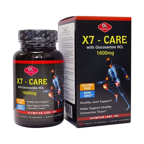  Glucosamine bổ xương khớp giảm đau nhức OL X7 Care 60 viên 
