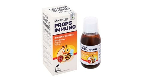  Siro tăng sức đề kháng cho bé Fortex Props Immuno chai 100ml 