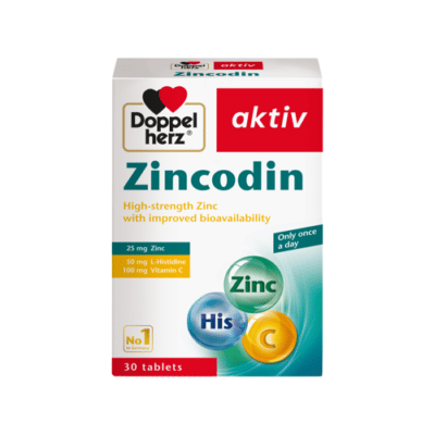  Viên uống bổ sung kẽm DoppelHerz Zincodin hộp 30 viên 